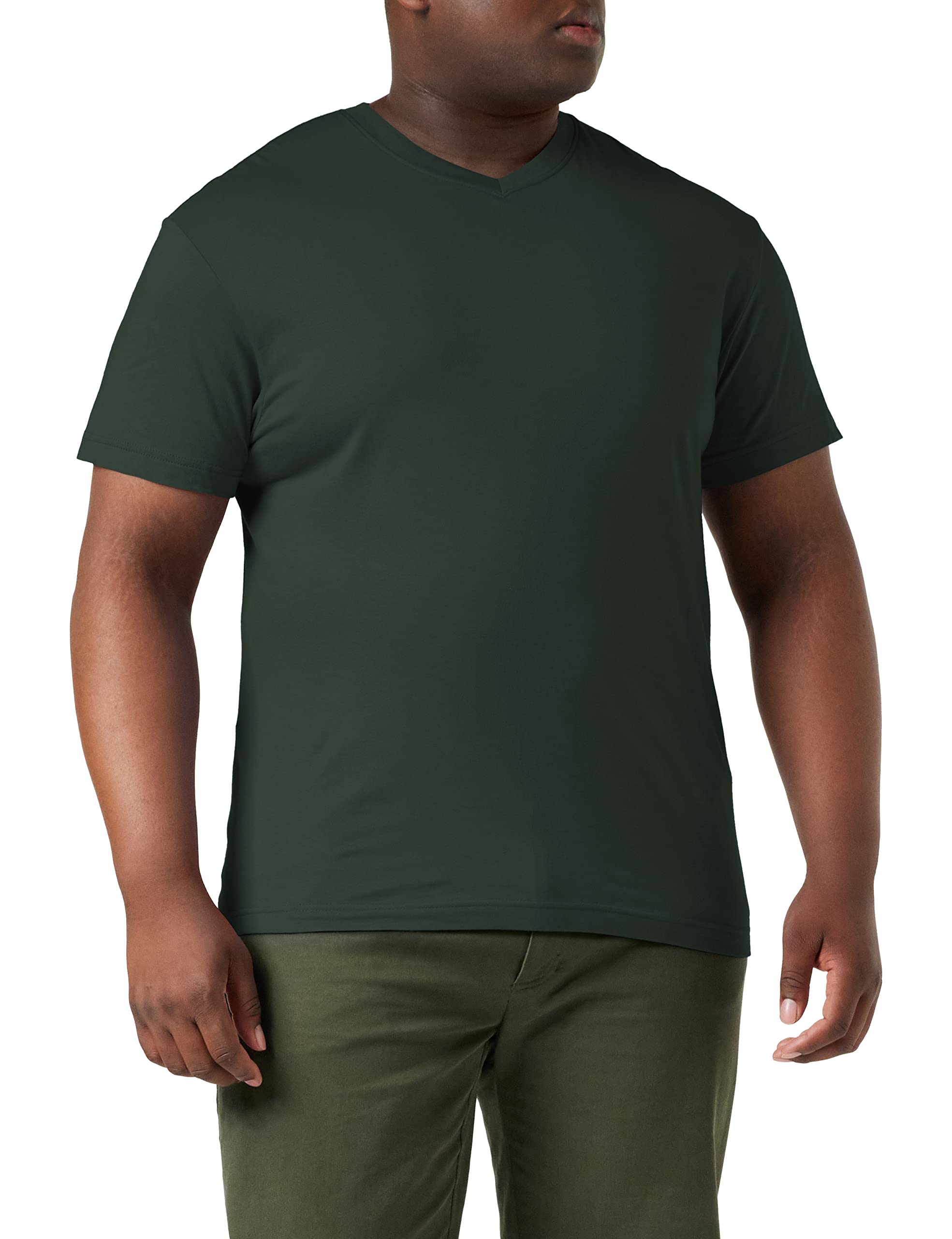 Stedman Apparel Men's Classic-t V-neck/St2300 T Shirt, Bottle Green, S UK