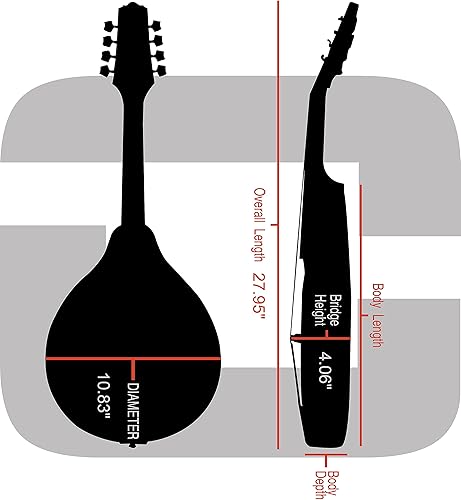 Miniatura 79 de Crossrock Estuche rígido de madera para guitarras eléctricas Les Paul con correas de hombro extraíbles-Tweed (CRW700LTW)