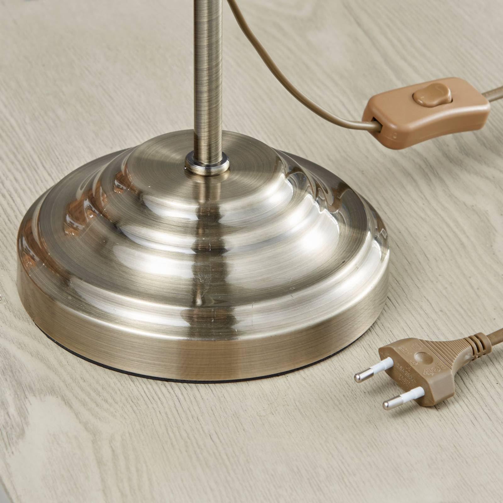 Lindby Tischlampe Otis (Retro, Vintage Antik) aus Metall (1 flammig E14) - Tischleuchte Schreibtischlampe Nachttischlampe Flurleuchte