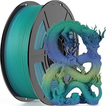 Matte Rainbow PLA 3D Printer Filament 1.75+/-0.03mm, 1KG