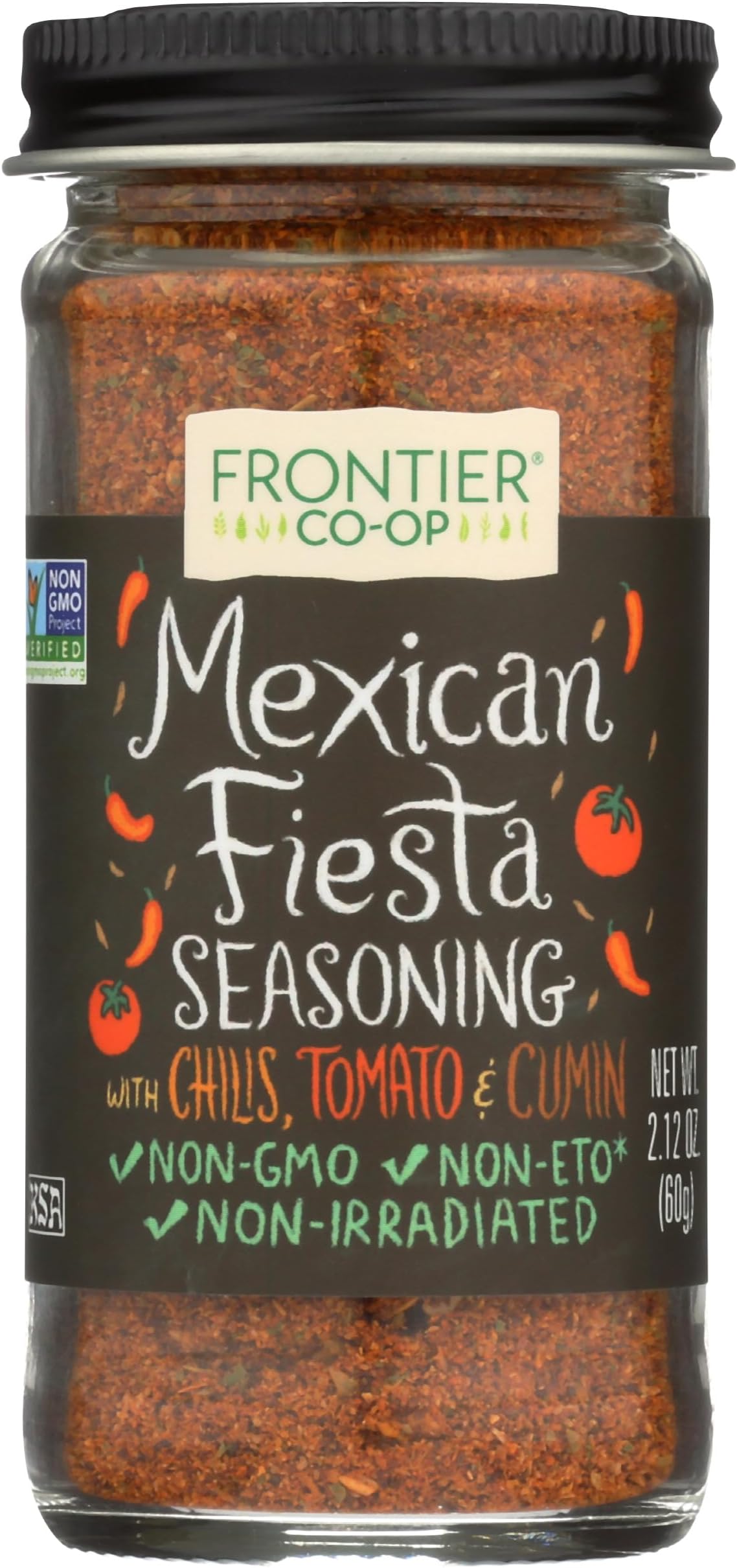 Frontier Co-op Seasoning Blends - Mexican Fiesta Bottle,2.12oz