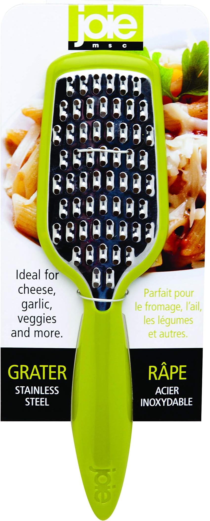 Kitchen Gadgets 29792 Stainless Steel 7 Inch Mini Cheese Grater (Random Colors), Silicone, Red, Green, Burgundy