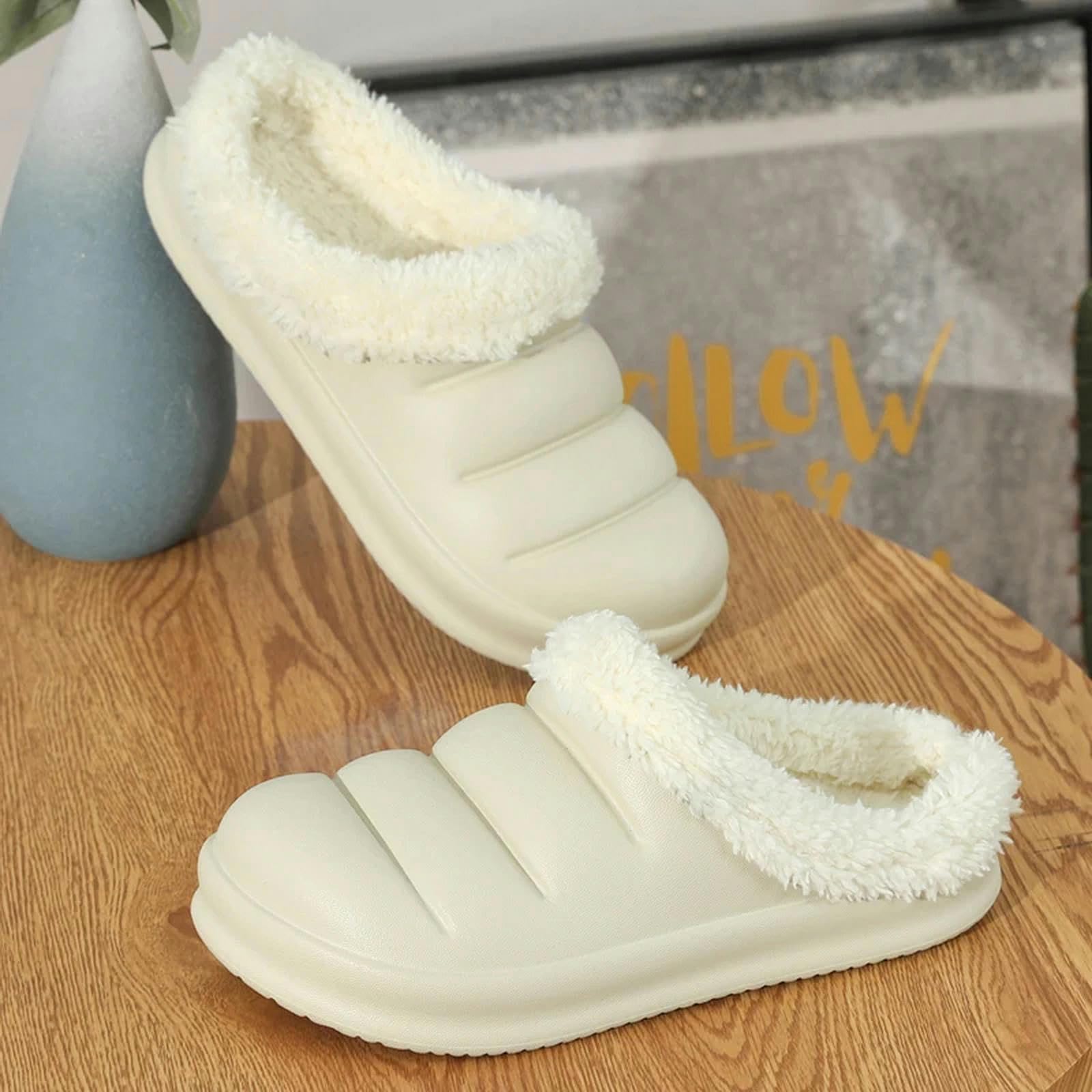 Pantofole Pantofole Di Cotone Impermeabili Per Donne Autunno Inverno Casa Interno Calde Pantofole Carine
