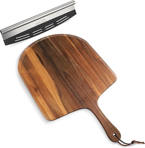 Miniatura 3 de New Star Foodservice 1026344 Cortador de pizza profesional y combo de cáscara