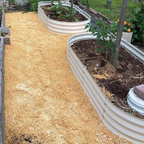 Miniatura 3 de Sundale Outdoor Paquete de 2 macetas de jardín elevadas galvanizadas, macetas elevadas de 6 x 2.7 x 1 pies, cajas de jardín elevadas para exteriores