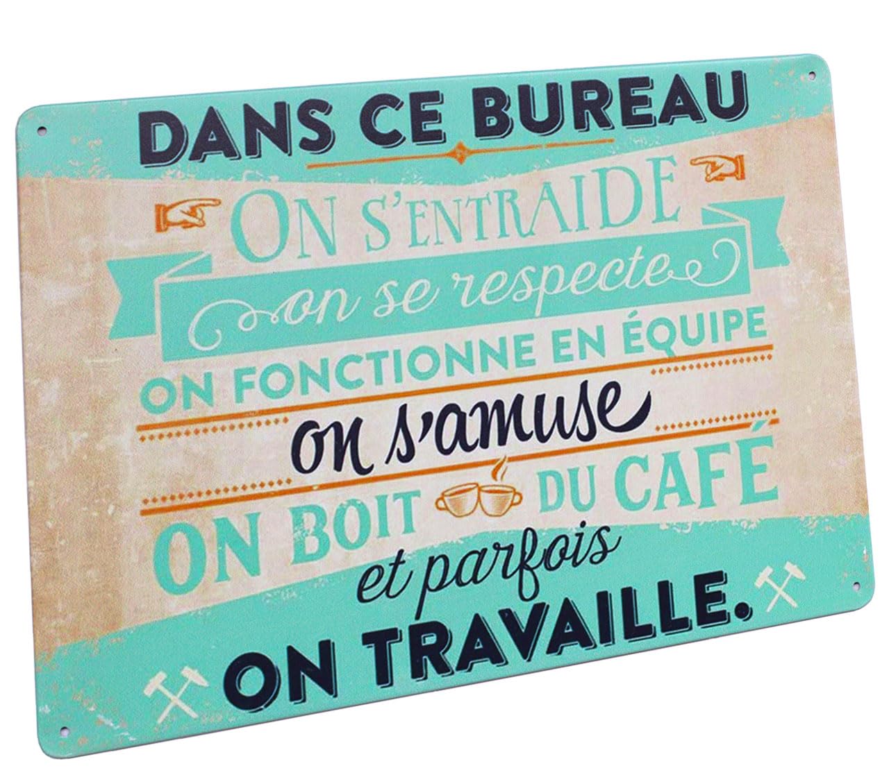 Panneaux de bureau amusants avec 30 messages rabattables
