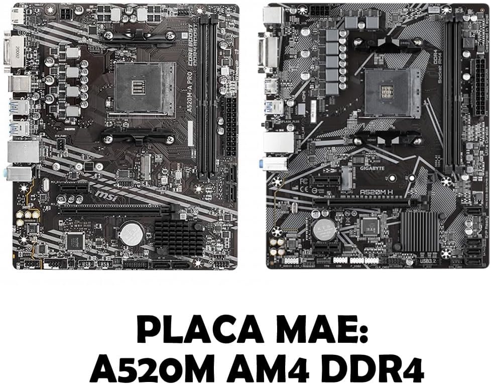 PC Gamer Live Ryzen 5 5500, 16GB RAM RGB, NVME M.2 500GB, RTX 3050 6GB, Gabinete com 4 Ventoinhas RGB PC Gamer Live Ryzen 5 5500, 16GB RAM RGB, NVME M.2 500GB, RTX 3050 6GB, Gabinete com 4 Ventoinhas RGB