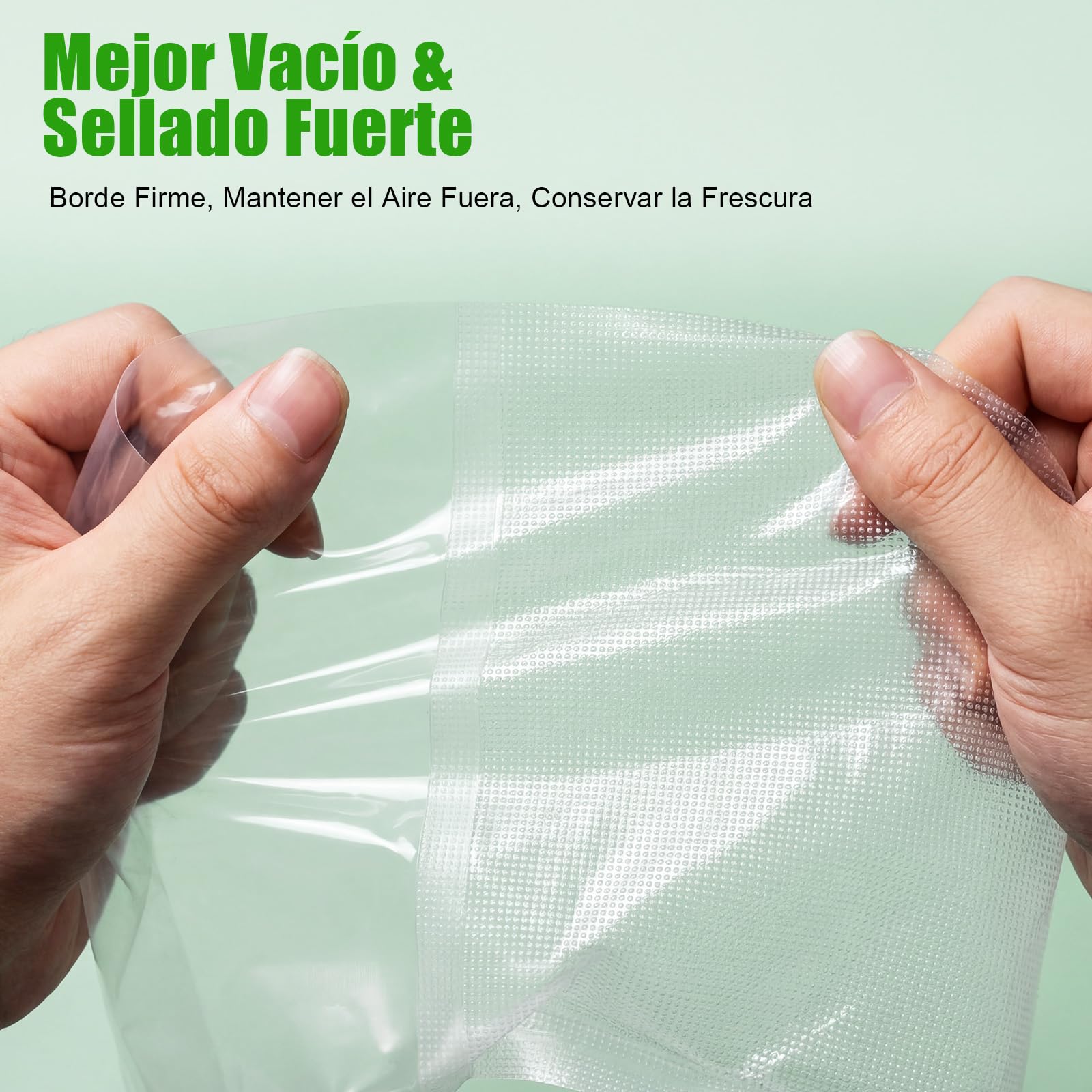 Bolsas de Vacío para Alimentos 100 Unidades 30x40 cm – Gofradas, Sin BPA, Compatibles con Todas las Máquinas de Vacío, para Conservación y Cocción Sous Vide