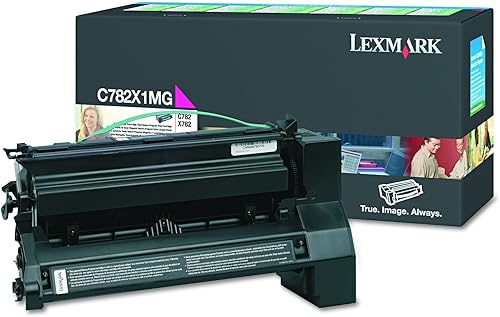 Lexmark C782X1MG C782 X782 Cartucho de tóner (Magenta) en embalaje al por menor