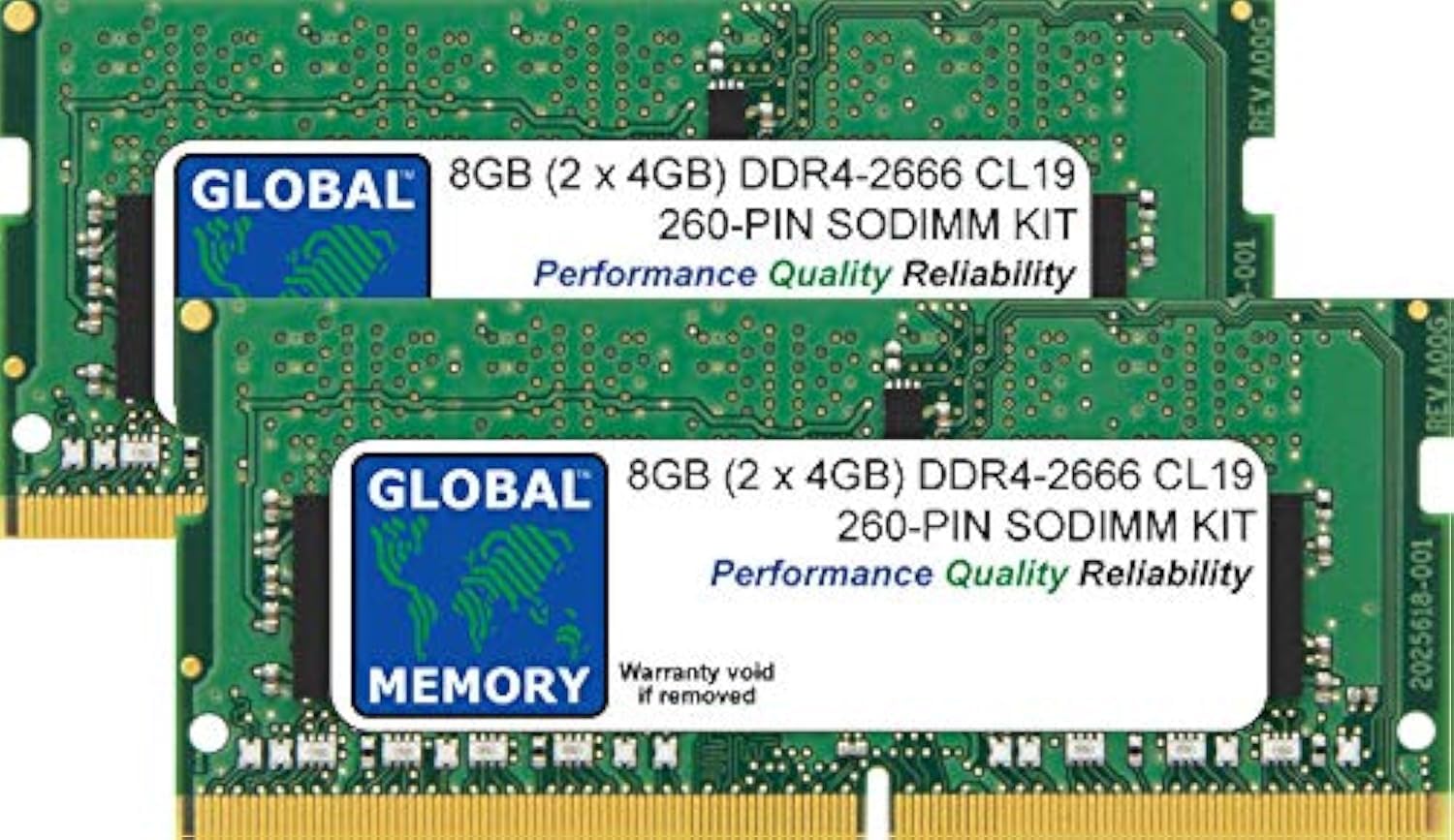 Kit di memoria RAM SODIMM da 8 GB (2 x 4 GB) DDR4 2666 MHz PC4-21300 260 PIN SODIMM compatibile con 27" RETINA 5K IMAC (2019/2020)