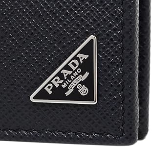 Amazon | [Prada] [プラダ] 二つ折り財布 サフィアーノ メンズ