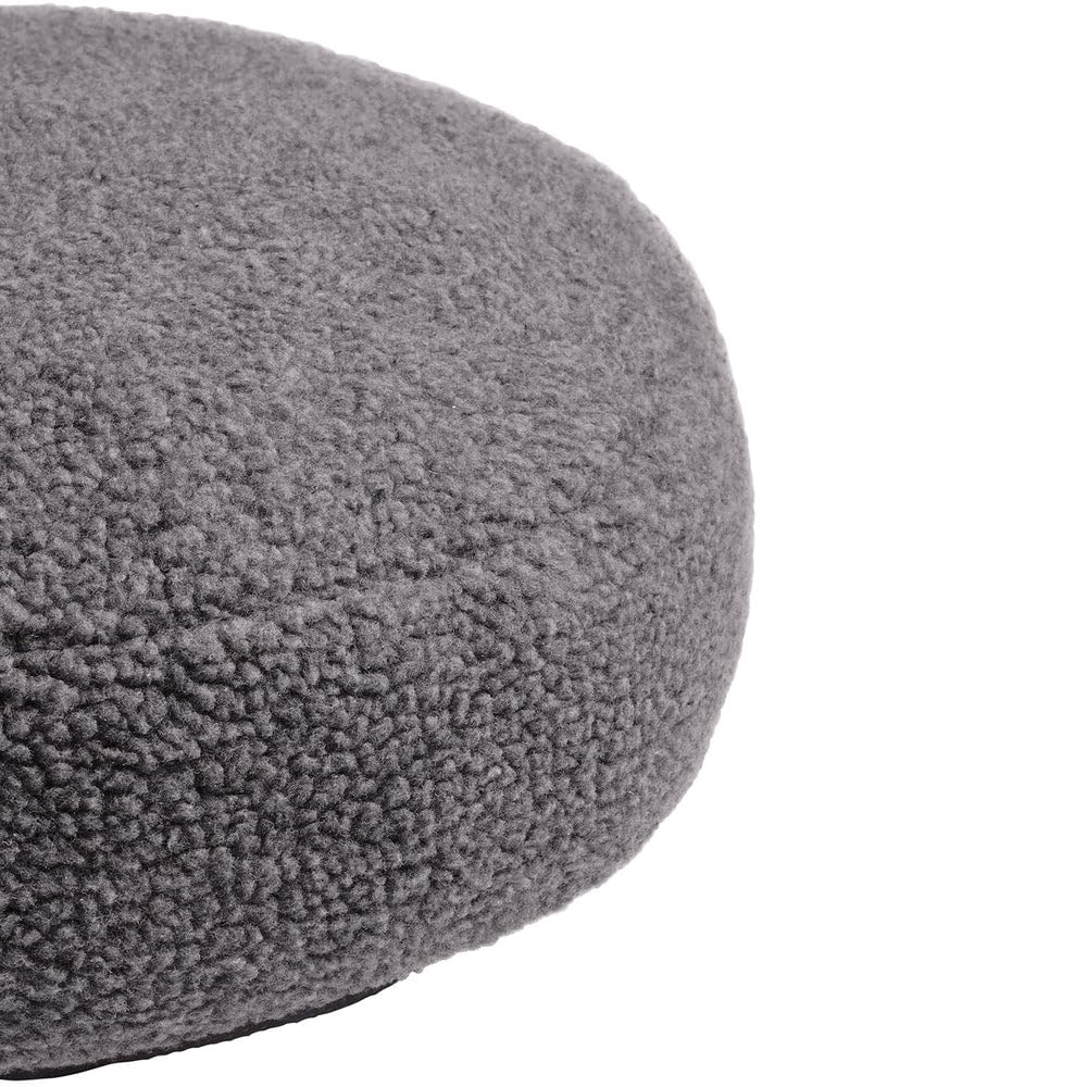 HUNTER Hundekissen KUMARA, Farbe: Khaki, kuschelig weicher Teddyplüsch, Rutschhemmende Unterseite, trendig, großzügige Füllung, Bezug maschinenwaschbar, Größe 90 cm