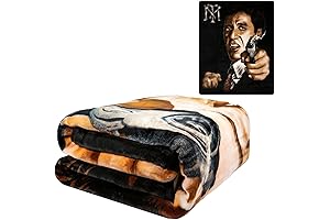 Scarface Blanket: Stay Cozy Under the Gaze of the Kingpin