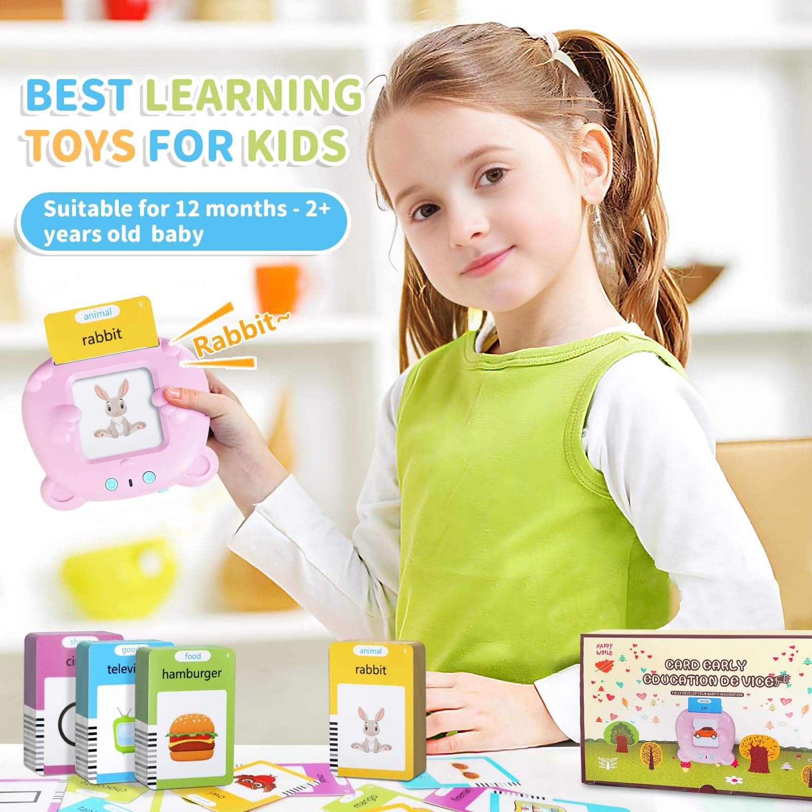 Talking Flash Cards Spanish English For Toddlers, 510 Sight Words ...