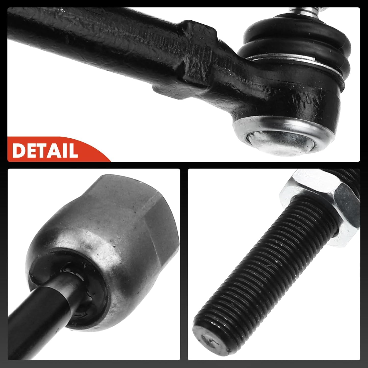 A-Premium Set of 4, Front Inner & Outer Tie Rod End Kit, Compatible with Nissan Quest 1993-2002, Mercury Villager 1993-2002