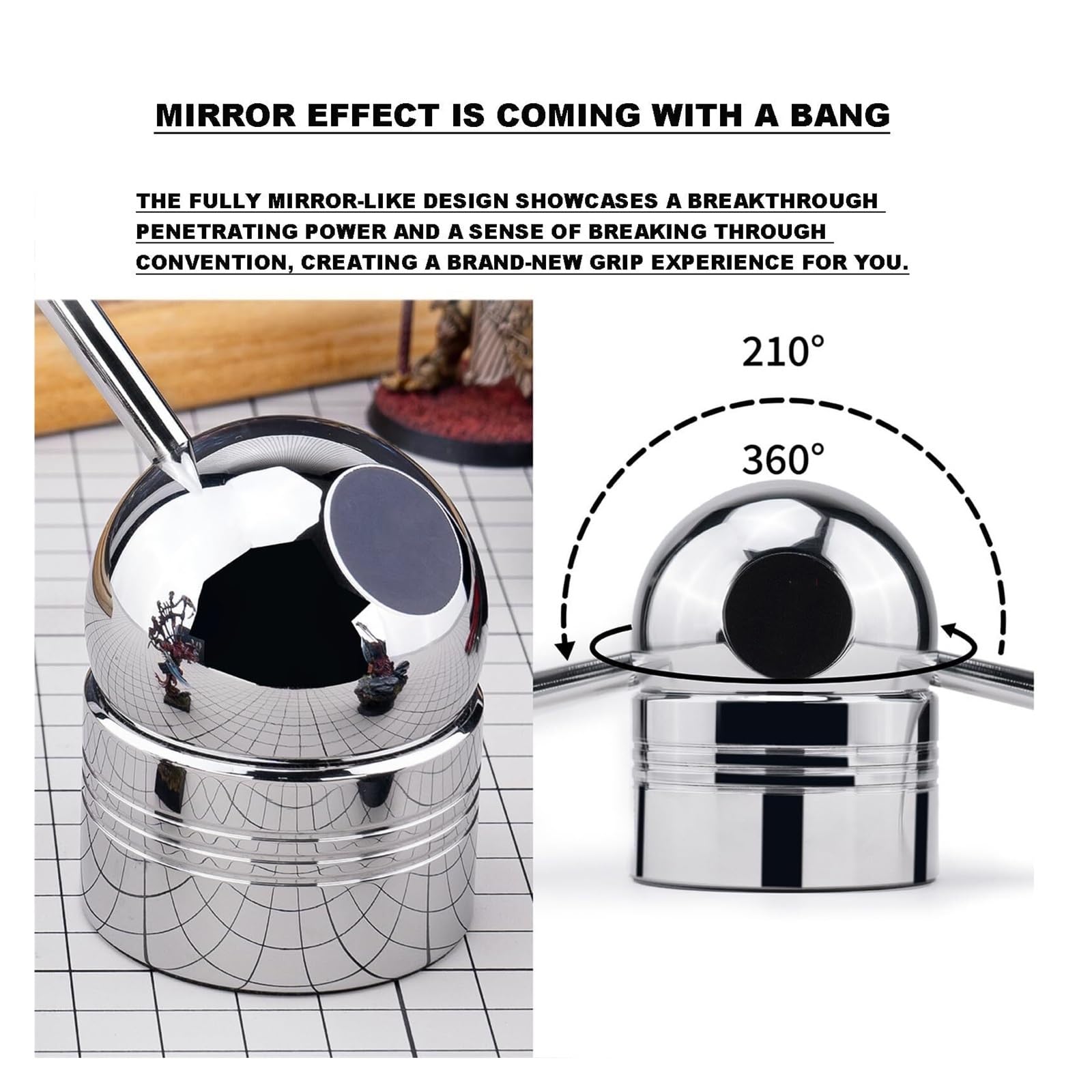 Stabilizzatore for mani for modellismo, ruota orizzontalmente di 360° e verticalmente di 210°, modello di stabilizzatore for mani di precisione, riduce efficacemente il tremore delle mani