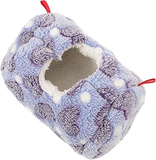 COLLBATH Casa Saco De Dormir Decoração Chinchila Acessório Rede De Hamster Delicado Esconderijo De Hamster Cama De Hamster Quente Esconderijo De Hamster Resistente Cabana De Hamster