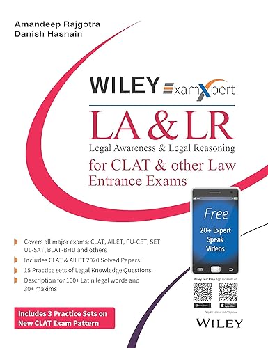 Wiley's ExamXpert Legal Awareness &amp; Legal Reasoning (LA &amp; LR) for CLAT &amp; other Law Entrance Exams