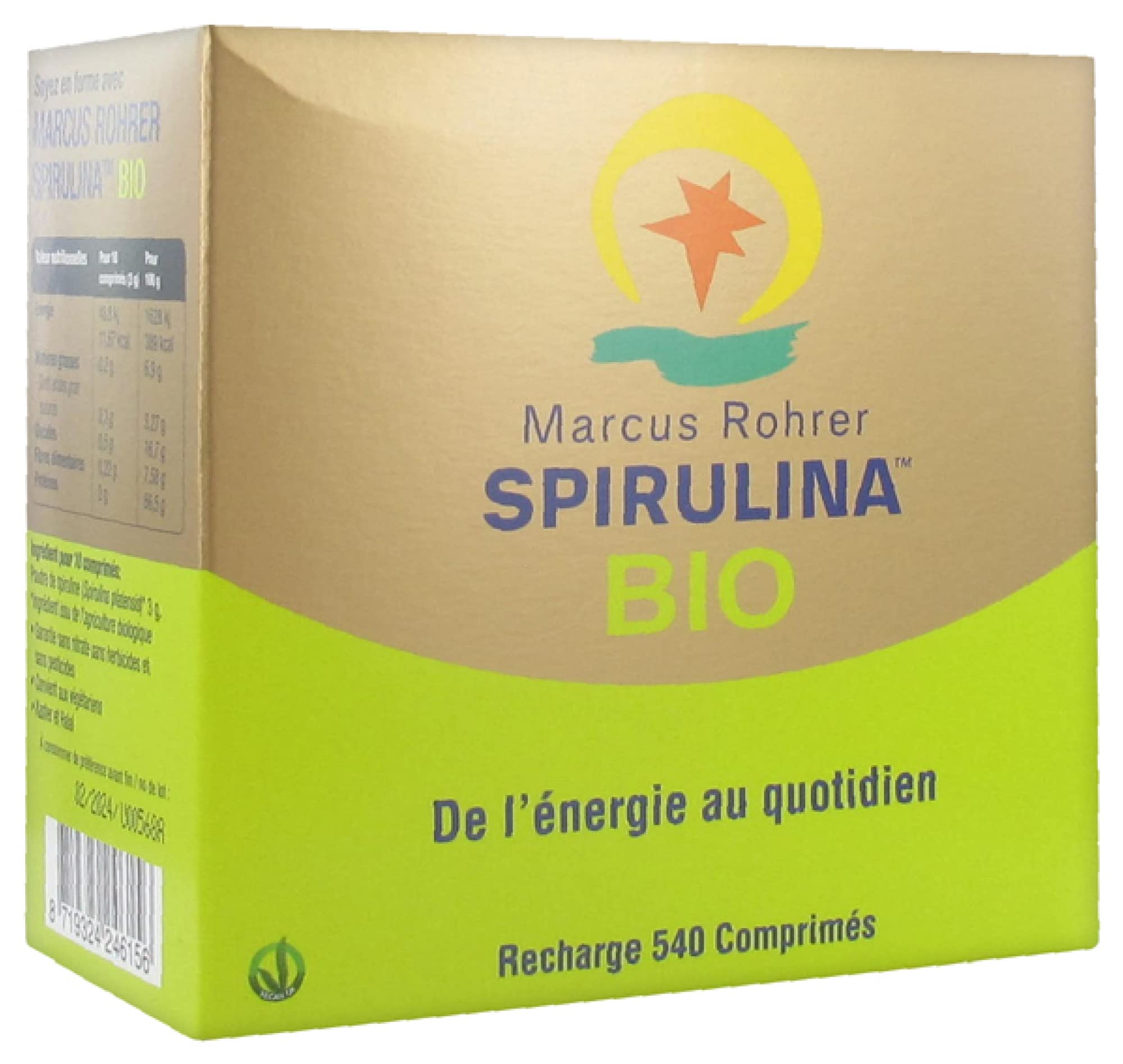 Spirulina Bio 540 Comprimés