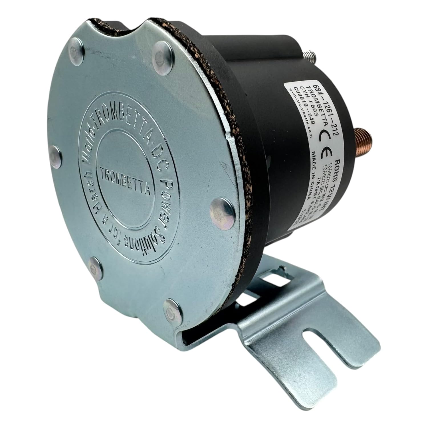 Genuine Trombetta 684-1261-212 12V Solenoid Switch Relay Kit, Replaces Meyer, Maxon, Big Tex, Boss, Bucher for Hydraulic Pump, Liftgate, Snow Plow, Dump Trailer, Golf Cart, RV, Forklift