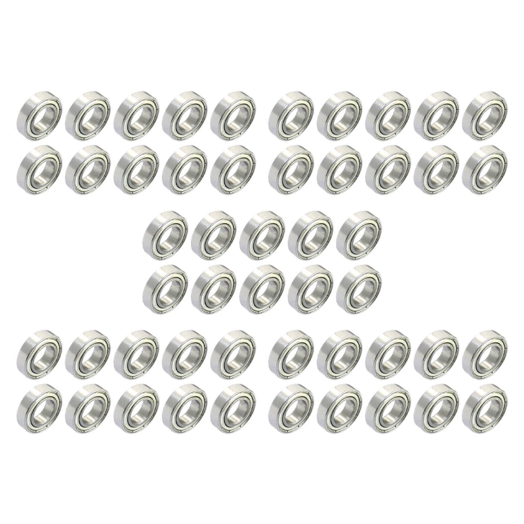 Hfgdnchva 50Pcs 6800Z 10 X 19 X 5Mm Single Row Shielded Deep Groove Ball Bearing