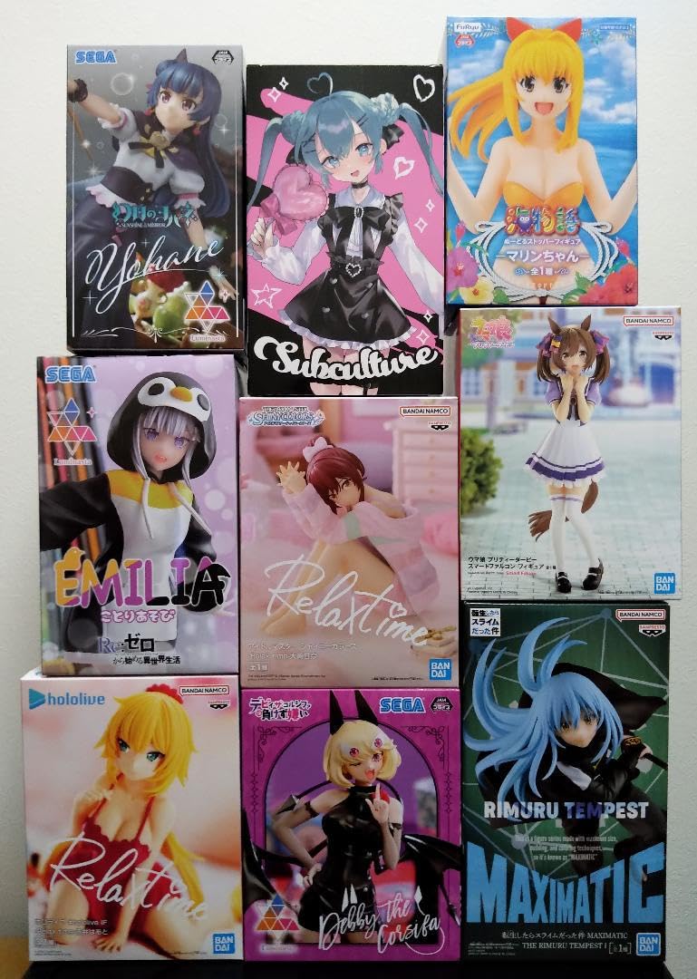 Amazon | プライズ美少女フィギュア9個まとめ売り YNJS Amazon | プライズ美少女フィギュア9個まとめ売り YNJS