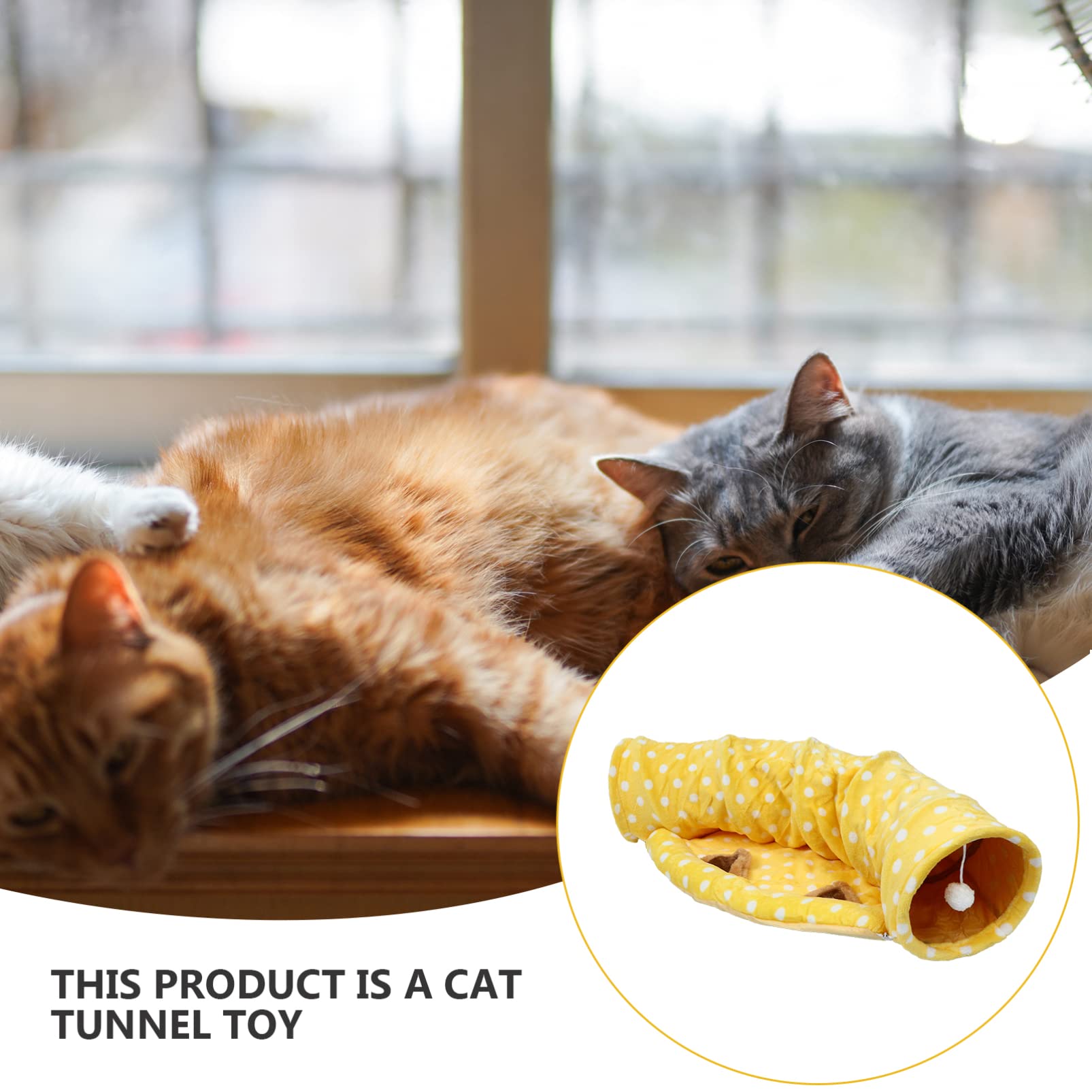 Tunnel pour Chat Pliable Jouet pour Chaton Nid pour Animal De Compagnie