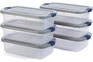 Rubbermaid Roughneck Clear 31 Quart Storage Container