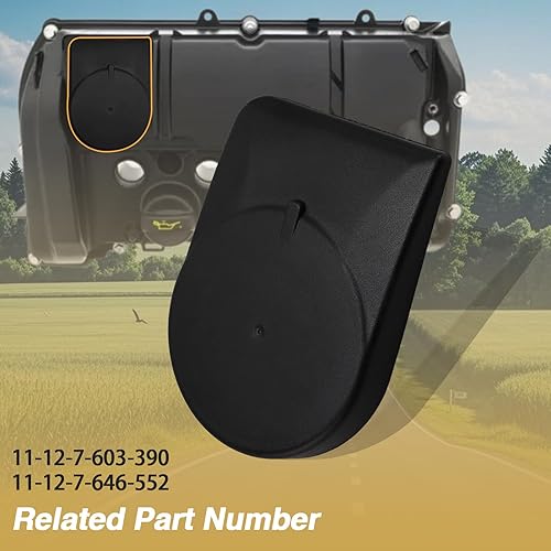 Miniatura 5 de FUSCH Tapa de válvula PCV con cubierta de balancín de membrana Kit de reparación de sello de tapa de membrana de válvula PCV Compatible con MINI