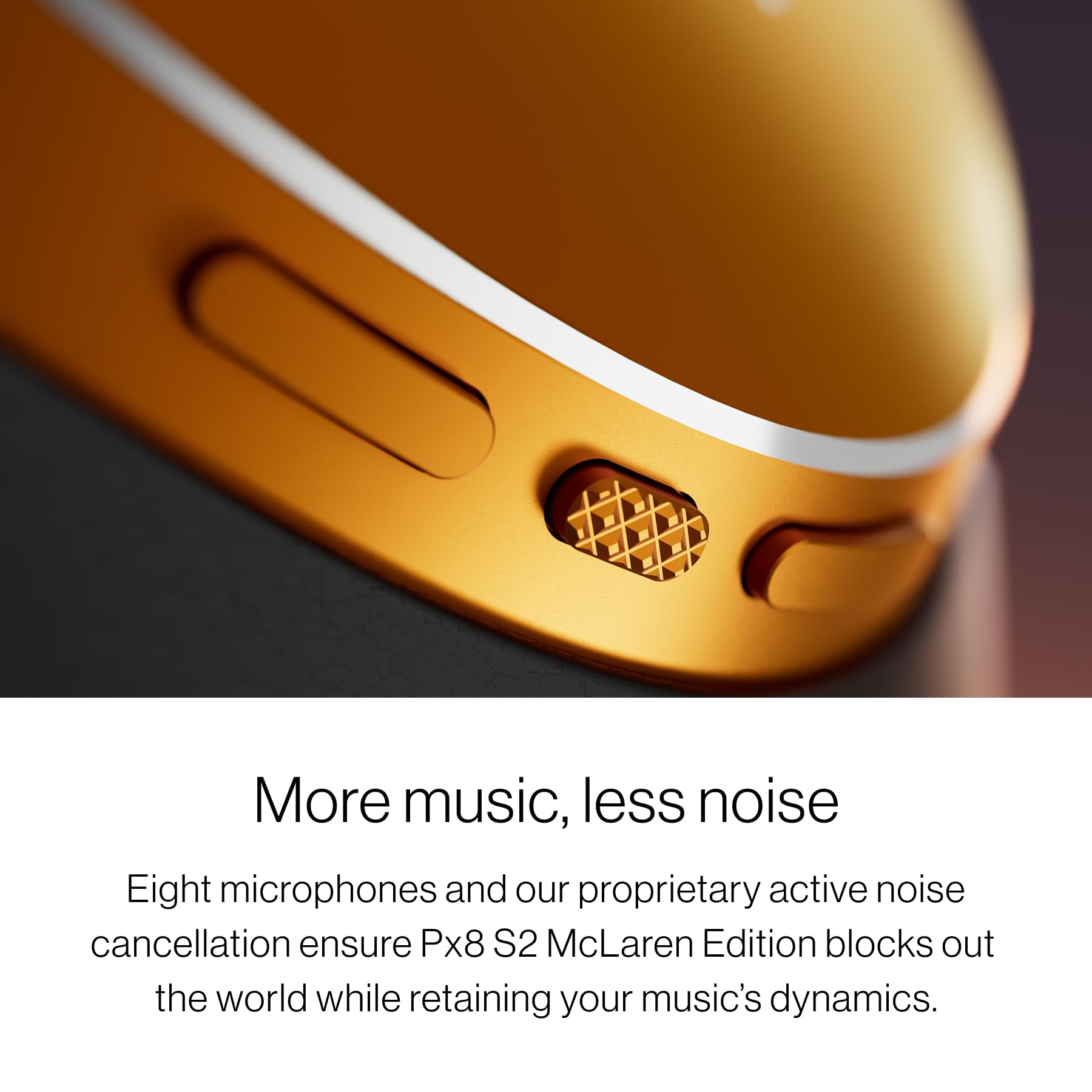 Bowers & Wilkins Px8 S2 McLaren Edition Auriculares Circumaurales Inalámbricos con Cancelación de Ruido, Bluetooth, Carga Rápida