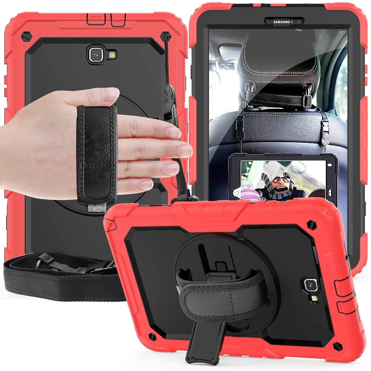 Coque Samsung Galaxy Tab A 10.1 2018 antichoc avec protège-écran - 6