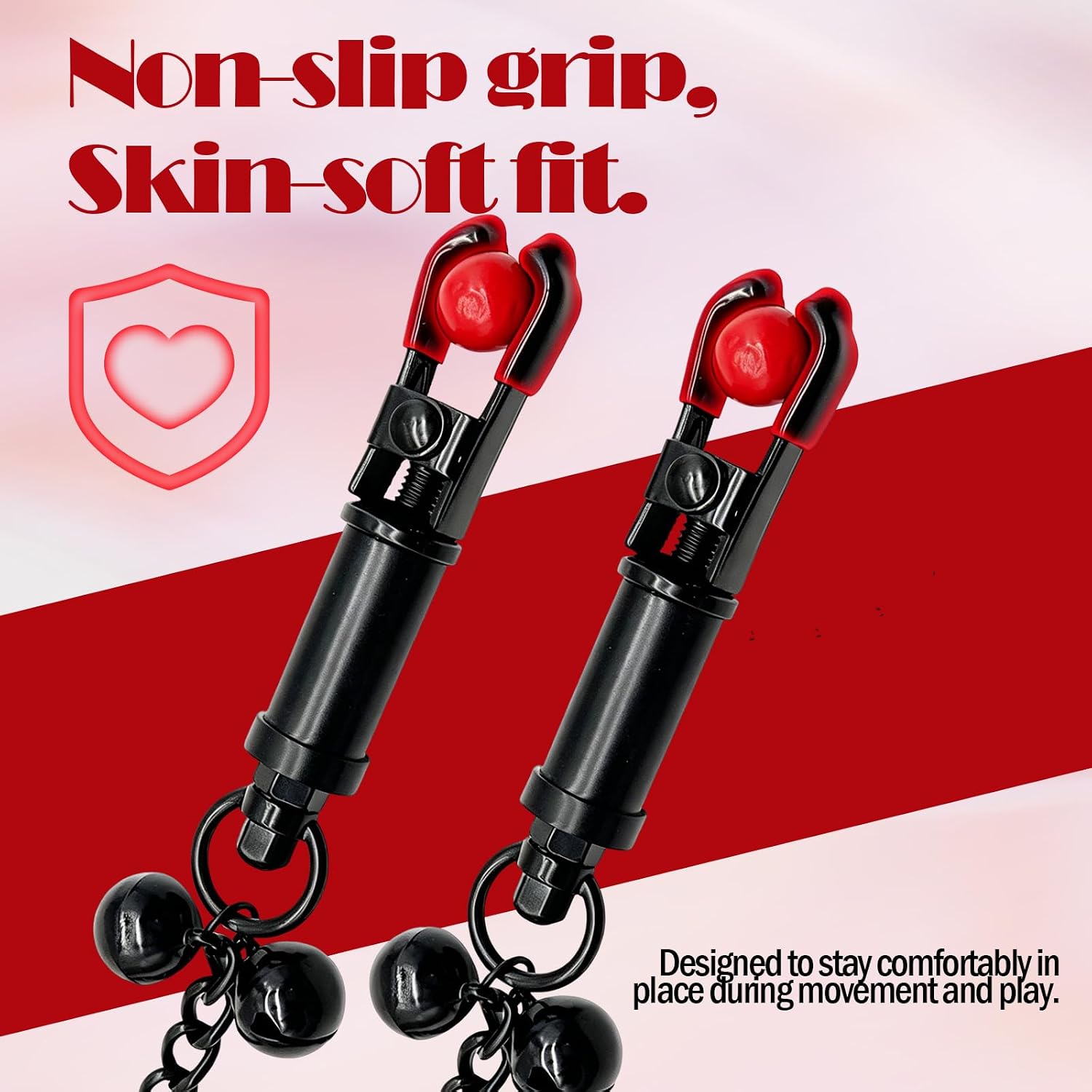 BDSM Clit Clamp Vaginal Clamps Pussy Clamp Adjustable Nipple Clamps for Sex Pleasure Clitorist Clamp Sex Toys Nipple Sex Toys Vaginal Spreader Nipple Clamos Torture with Bells for Women Couples