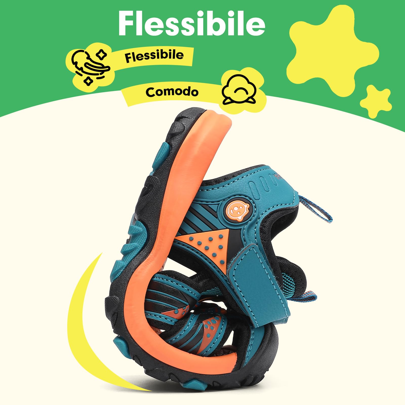 SAGUARO Sandali chiusi Bambini Trekking Estate Outdoor Scarpe Traspirante