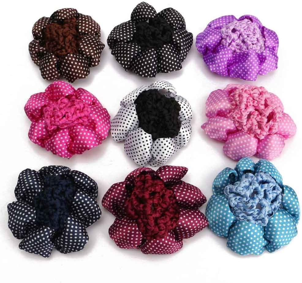 9 PCs/Set Net Crochet Hairband Hair Accessories HW122