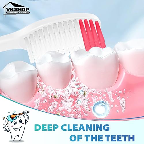 Miniatura 4 de Cepillos de dientes a granel de 100 PS envueltos individualmente con pasta de dientes, juegos de cepillos de dientes de viaje, cepillos de dientes