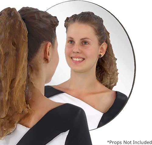 Miniatura 9 de Marketing Holders Espejo acrílico redondo de 22 pulgadas, azulejos circulares reflectantes para manualidades, barcos, caravanas, cámperes, ligero,