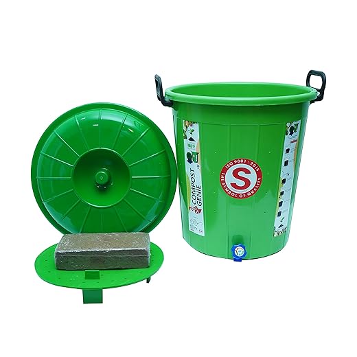 SURPRISE® Organic Waste Composting Bin-Compost Genie L-30-Converting all kinds of Kitchen Food Waste into Fertilizer Pack of 2 Pieces
