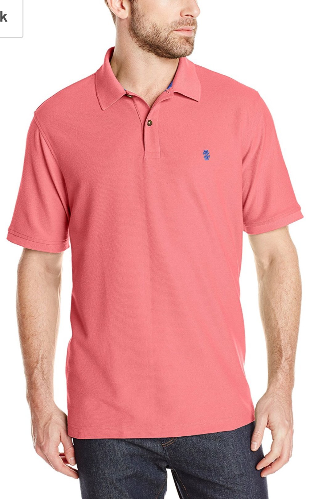 IZODMen's Regular Fit Clearance Advantage Performance Short Sleeve Solid Polo