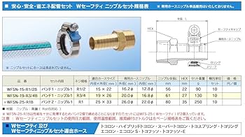 Amazon.co.jp: TOYOX Wセーフティ ホースバンド・ニップルセット