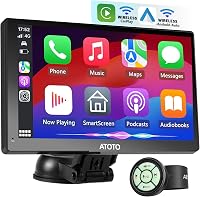 ATOTO P807SD-RM Vezeték Nélküli Carplay & Android Autórádió, 7 Colos QLED Tükröződésmentes Érintőkijelző, GPS Navigáció, Távirányító 1