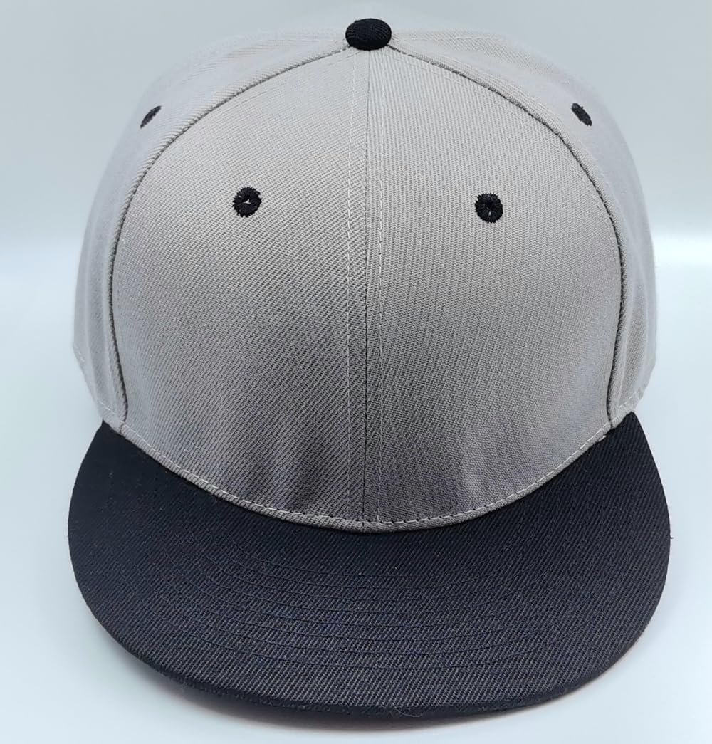 Back Closure Big Size Baseball Cap Hiphop Flat Peak Plain Sport Hats Oversize Large Men Fitted Caps - Image 7