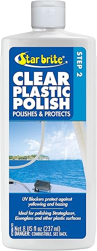 Miniatura 7 de STAR BRITE Restaurador de plástico transparente y esmalte de plástico transparente un sistema de dos pasos para renovar restaurar y mantener