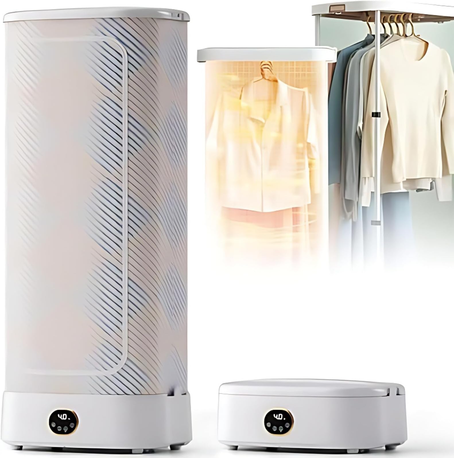 1000w Portable Steam Automatic Ironing Machine, Portable Clothes Dryer, Steam Ironer,Clothes Dryer, Quickly Smooth Out Wrinkles, 360° Circulating Heat Flow, For Home, Laundry