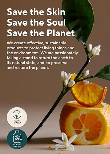 Miniatura 6 de AROMATICA Glow Vita Facial Scrub Orange & Neroli 5.1 fl oz - Limpiador doble, revitaliza tu piel con exfoliante facial vegano con infusión de