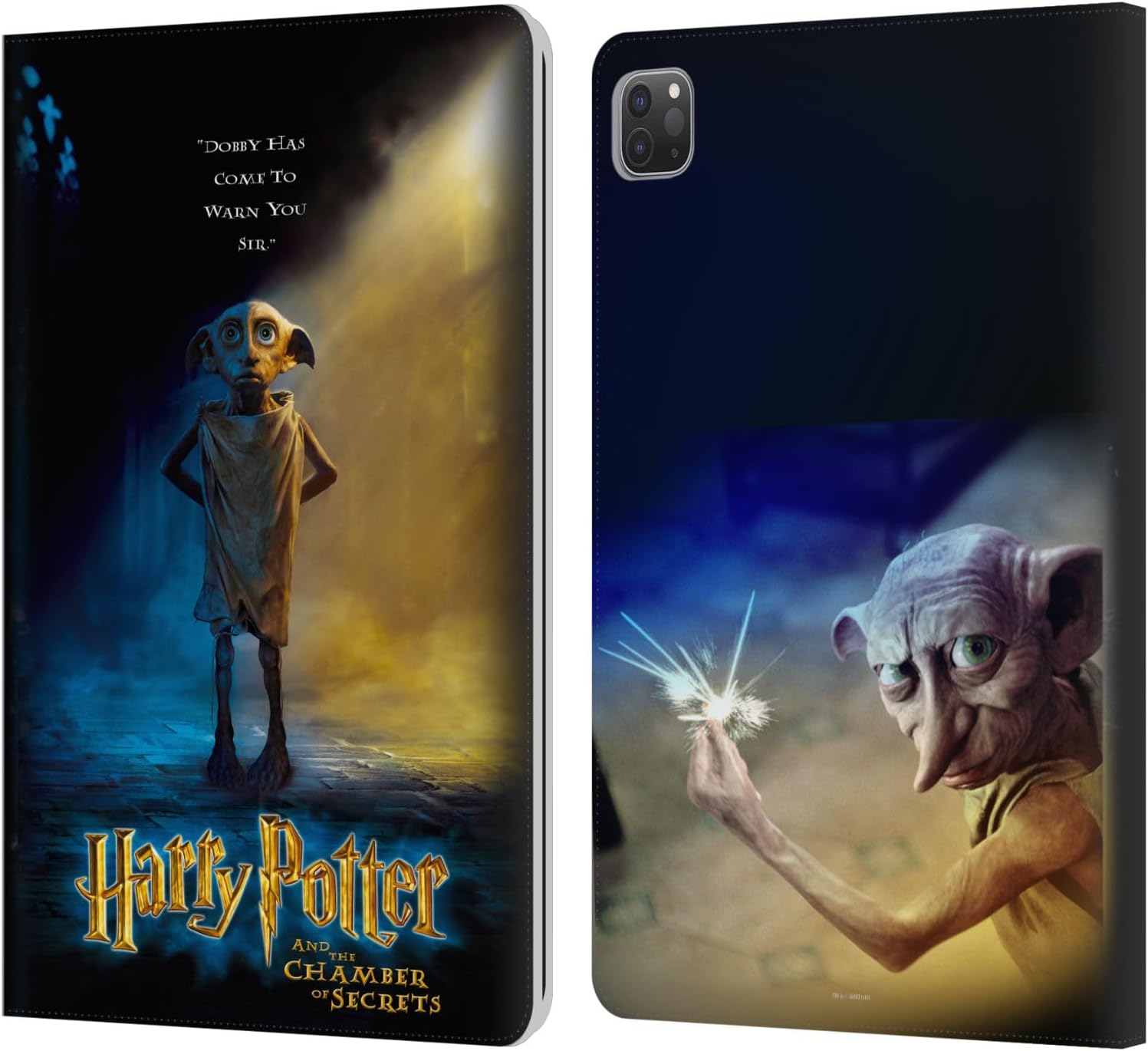 Head Case Designs Officially Licensed Harry Potter Dobby Poster Chamber of Secrets III Leather Wallet Case Compatible with Apple iPad Pro 11 2020/2021 / 2022