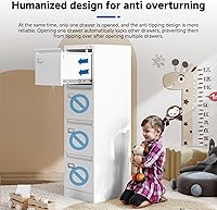 Vista 17 de Archivador vertical de 2 cajones con cerradura de metal, archivador vertical de metal, para oficina y hogar, archivadores verticales de acero