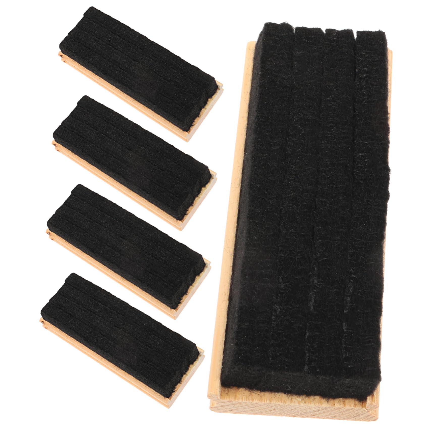 3 Sätze Radiergummi Abwaschbare Marker Schwarze Kreidetafel Whiteboard-marker Miniatur-kreideradierer Tafelaufkleber Kreidestift Trockener Tafelwischer Tafeln Wollfilz 5 Stücke * 3