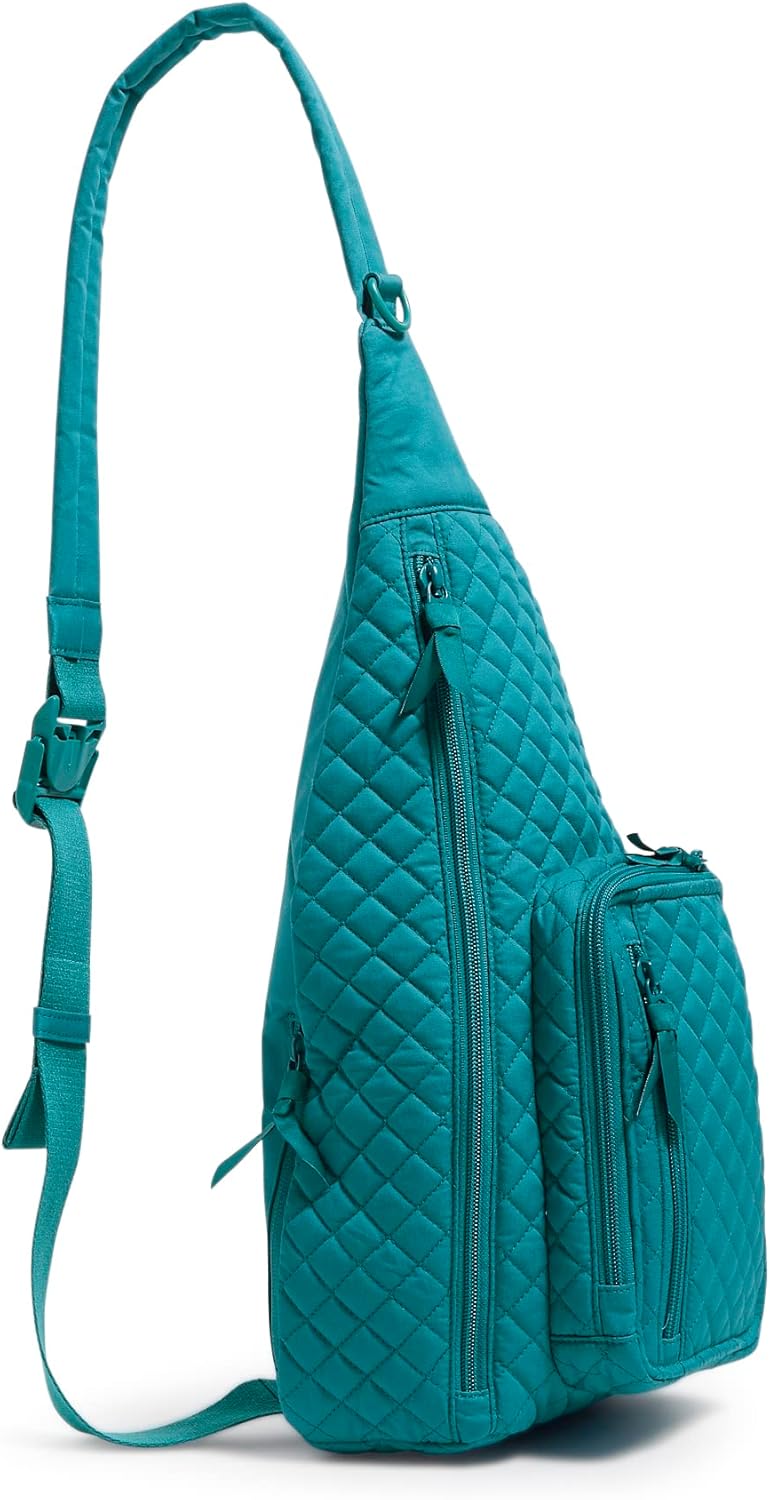 Vera Bradley Women's Cotton Sling Backpack Bookbag