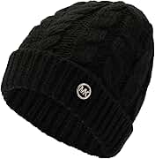 Michael Kors Women's Moving Cables Beanie, Stylish Hat &amp; Fashion Accessory Cap for Women