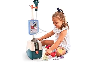 Kidzlane Pretend Play Ironing Board and Toy Iron Set for Kids